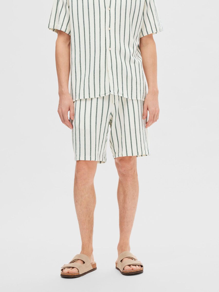 Selected Brody Sal Shorts - Eden/Stripes