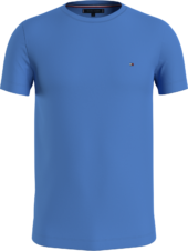Tommy Hilfiger STRETCH SLIM FIT TEE - Blue Spell