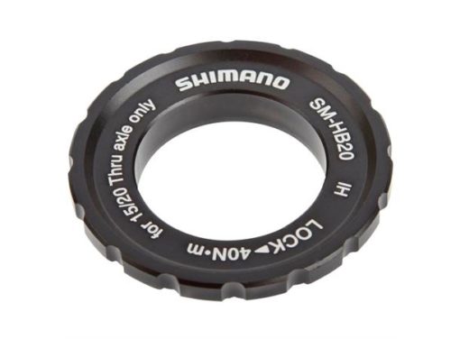 Shimano SM-HB20 Centerlock Låsering for 15/20mm TA, aluminium, 10gr