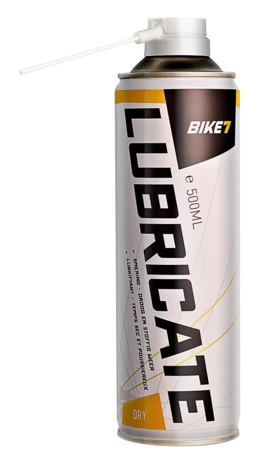 Bike7 Lubricant Dry 500ml Tørre forhold, PTFE basert smøremiddel