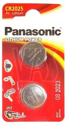 Batteri Panasonic 2025 2 stk