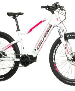 Crussis e-Guera 5.8 MTB e-bike 27,5"/17" Hvit/Rosa