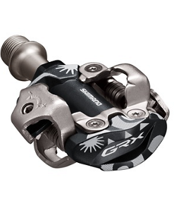 SHIMANO GRX Pedal (SPD) PD-M8100-UG Tosidig Sort