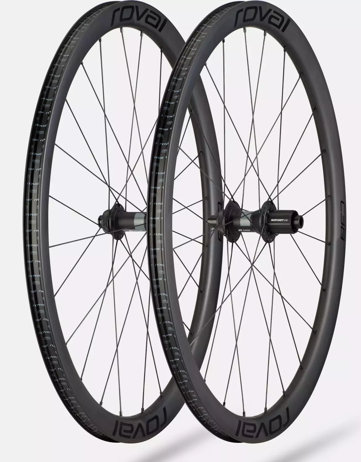 Hjulsett Specialized Roval Rapide C 38 Satin Carbon/black