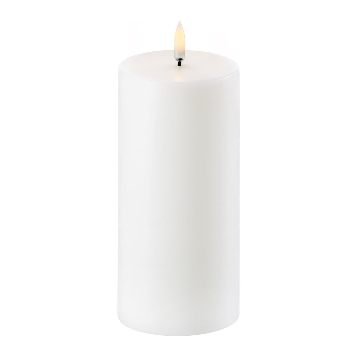 Pillar Candle | Nordic White | Ø8 x 15 cm
