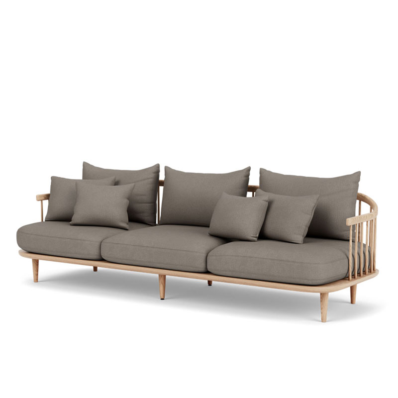 SC12 | Fly Sofa | White Oiled Oak/Hot Madison 094