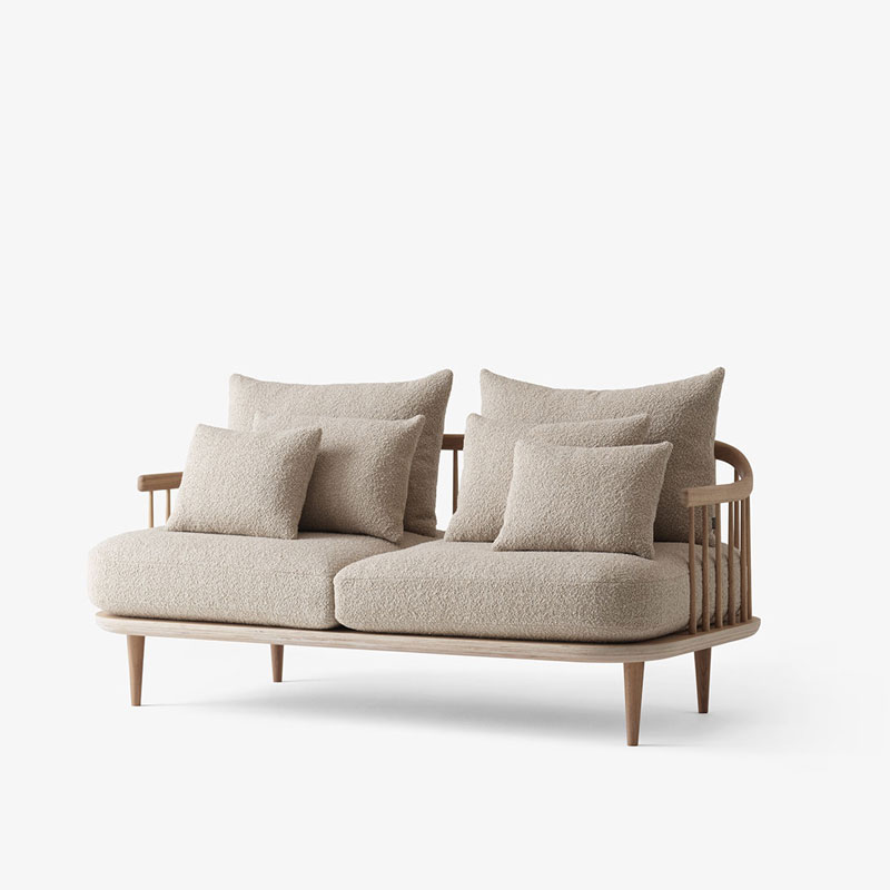 SC2 | Fly Sofa | White Oiled Oak/Karakorum 003