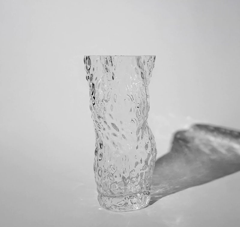 Ostrea Rock Vase | Klart Glass