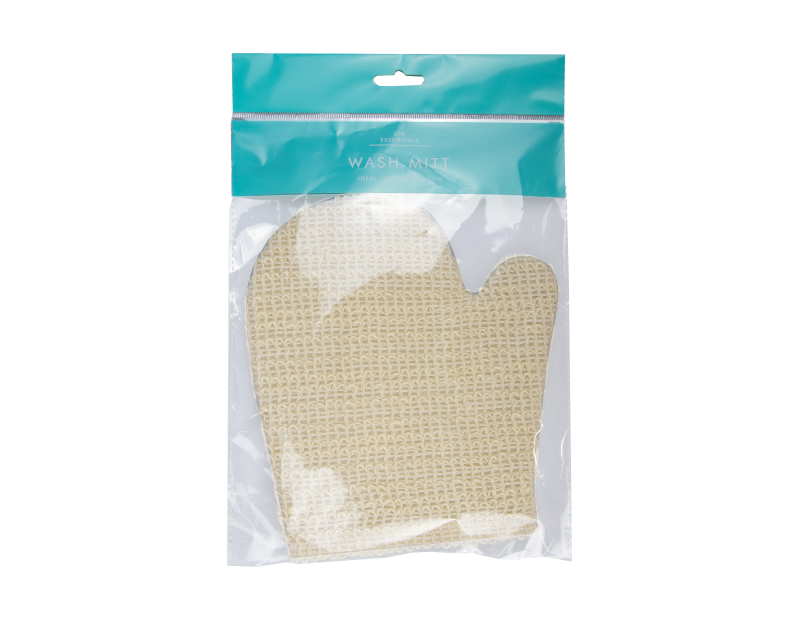 Spa Essentials Exfoliating Wash Mitt Dollarstore