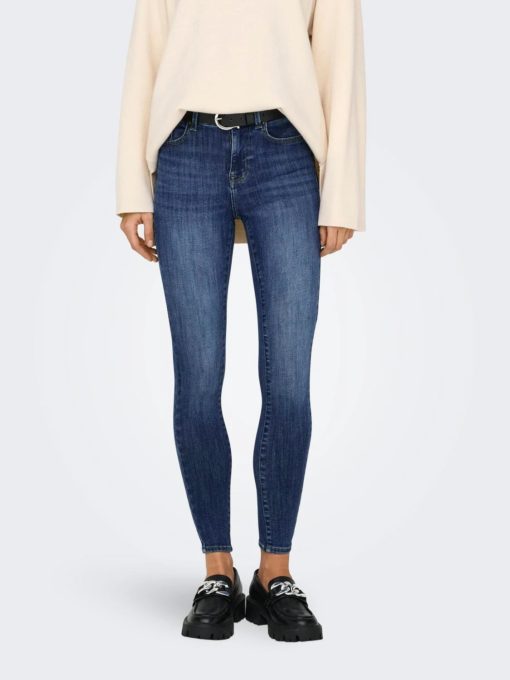 onlPower life midwaist jeans med push up-effekt