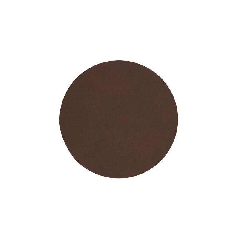 Glass mat circle dark brown