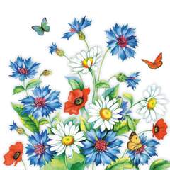 Napkin 33 cm Cornflower