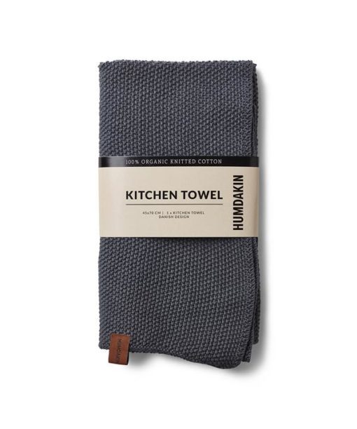 Kitchen towel dark ash