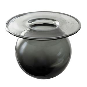 Boblen vase koksgrå 16 cm