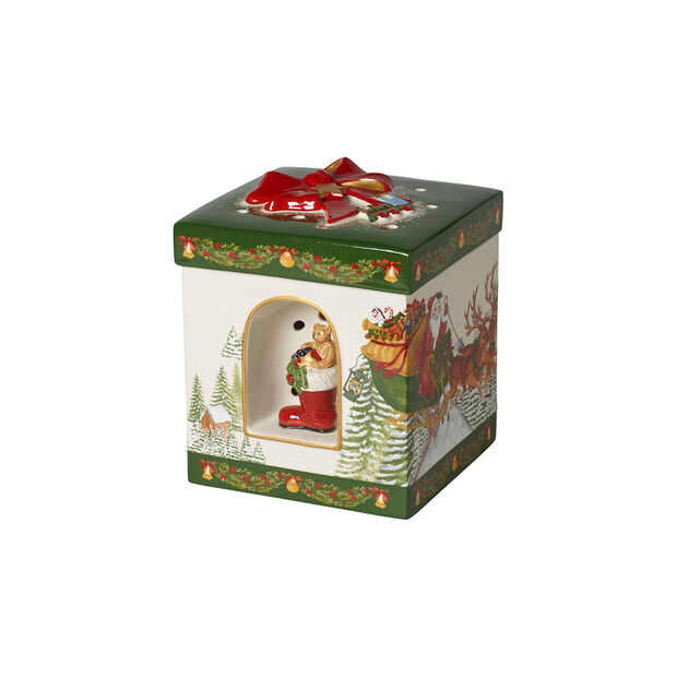 Gift box lg sq, Santa cl.