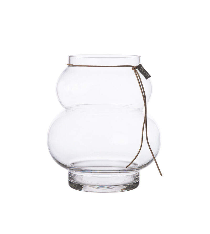 Glass vase 21,5cm