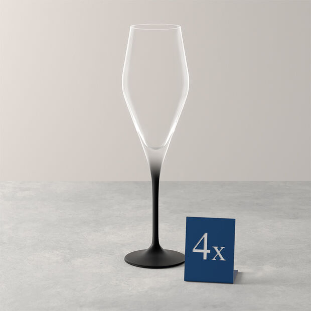 Champagne glass Manufacture Rock 4stk.