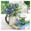 Kaffe serviett forget me not