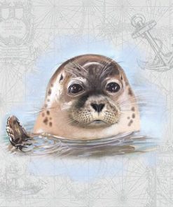 Lunsj servietter Seal