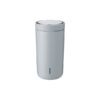 To Go Click Cup - Double walled steel - soft cloud