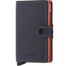 Secrid Miniwallet Lommebok med kortholder blå/orange