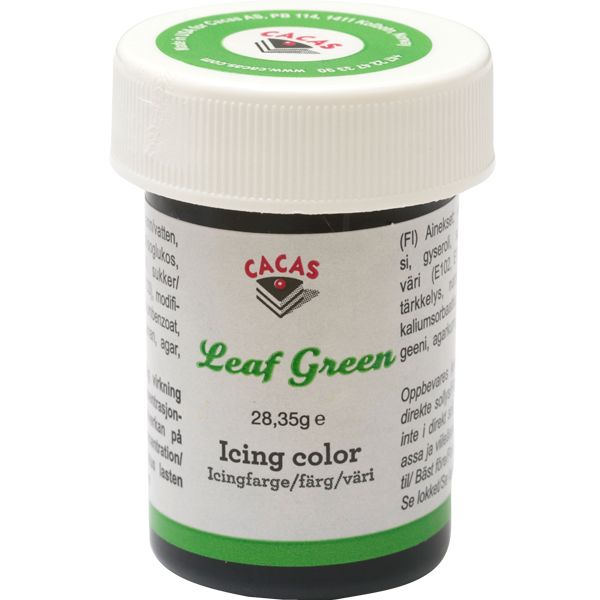 Icingfarge bladgrønn