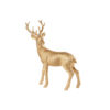 Deer standing gold 22 cm