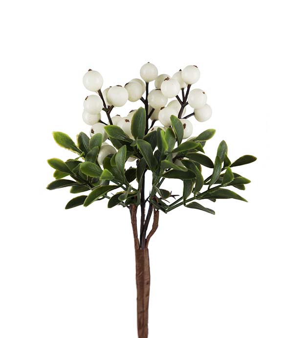 Mr Plant | Kunstige Planter | Bærkvist hvit | 20 cm