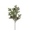 Mr Plant | Kunstige Planter | Grankvist med kongler | 35 cm