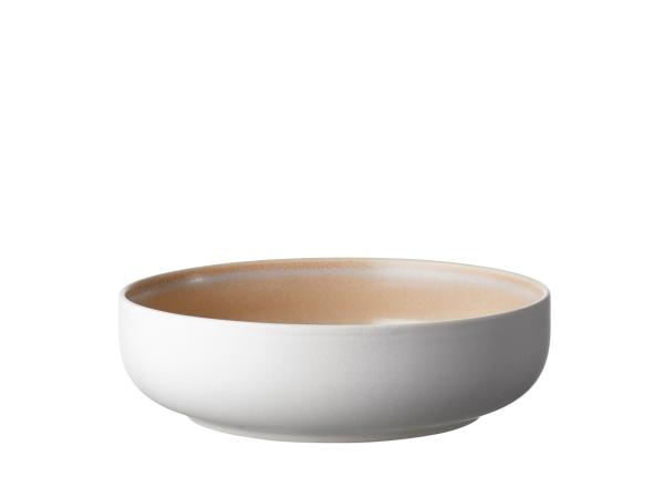 Pastaskål | North | Matte white/Matte Sand | 19 cm