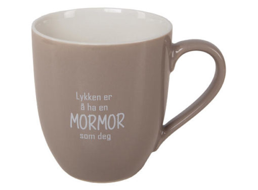 Krus Lykken... Mormor, Beige