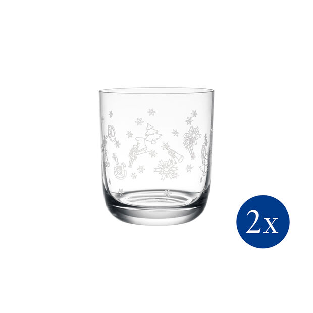 Villeroy & Boch jul Vann glass 2 stk