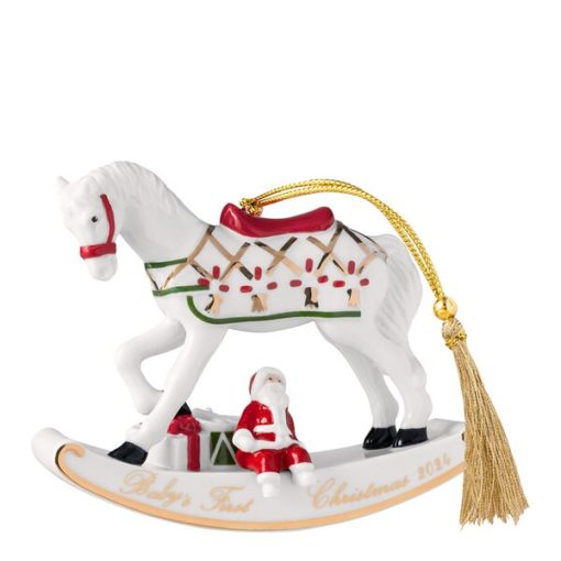 Christmas Classics juletrepynt gyngehest 10 cm