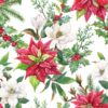 Kaffe servietter Christmas florals