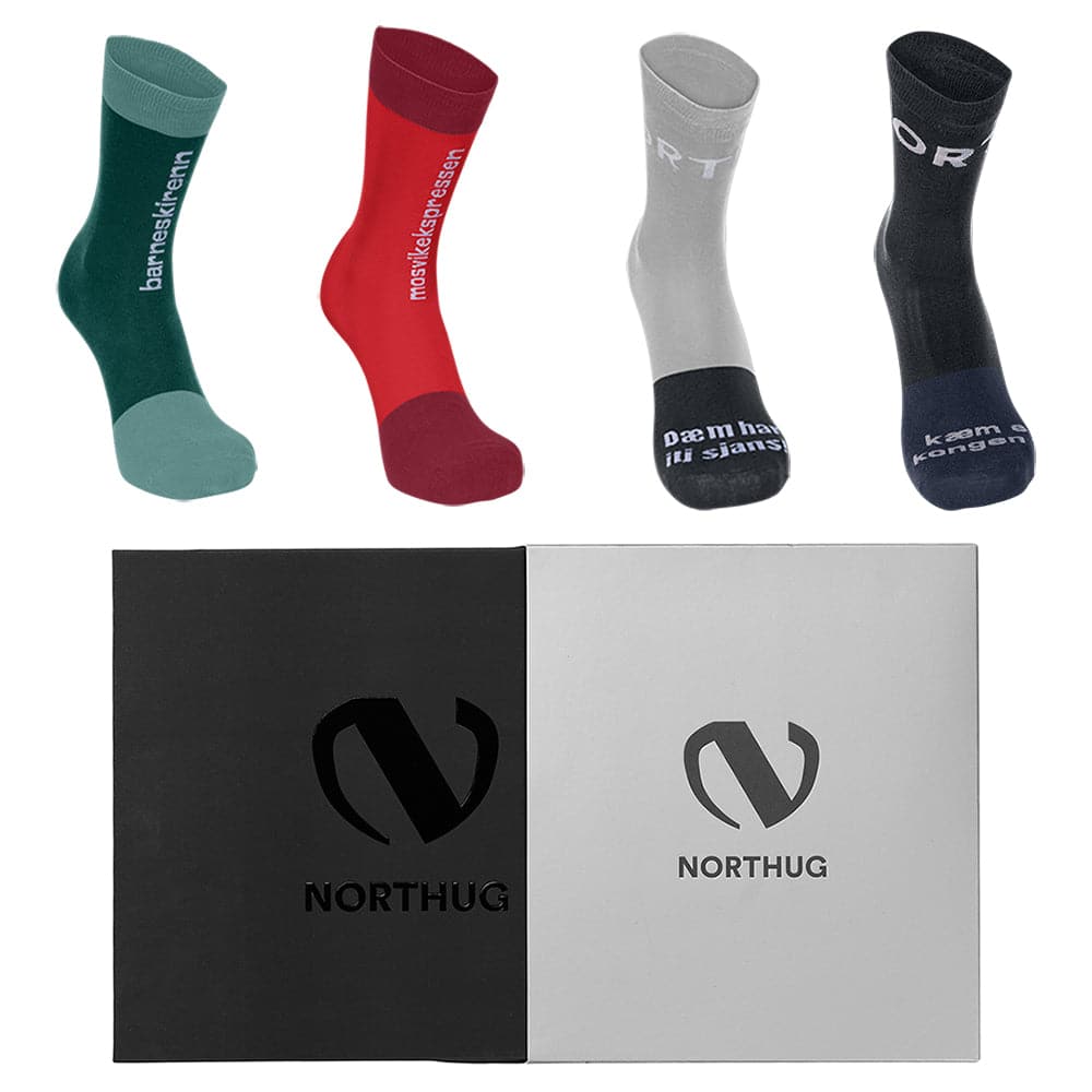 Northug 4-pk sokker 35-39