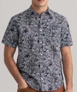 Gant Reg Ut Co/Li Leaf Print