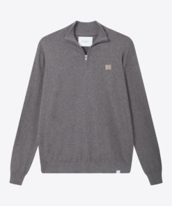 Les Deux Elias Patch Cashton Halfzip Knit