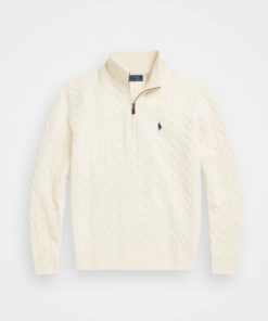 Polo Ralph Lauren Lscablehzpp-Long Sleeve- Pullover zip