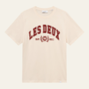 Les Deux University T-Shirt Light Ivory/Burnt Red