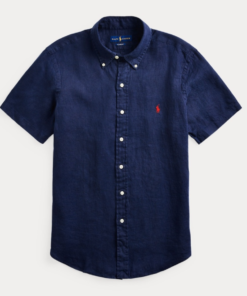 Polo Ralph Lauren Linen Shirt Navy