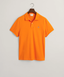 Gant Reg Shield Ss Pique Polo Sweet Orange