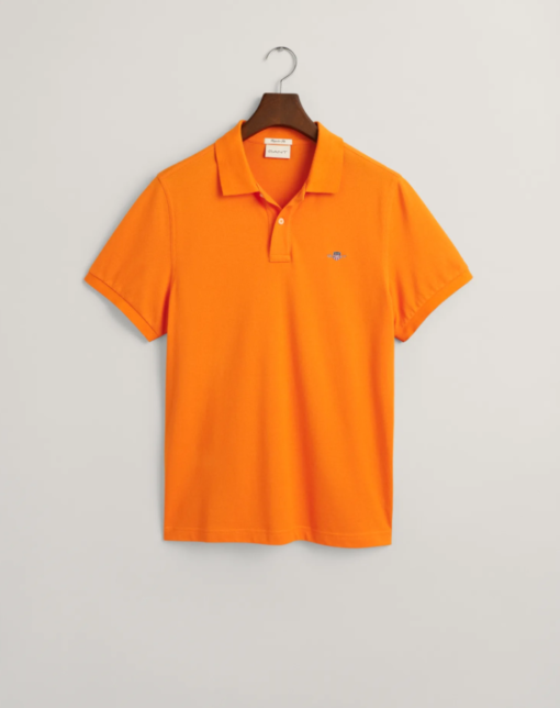 Gant Reg Shield Ss Pique Polo Sweet Orange