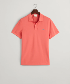 Gant Reg Shield Ss Pique Polo Sunset Pink