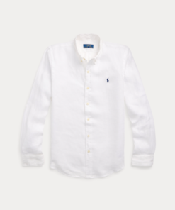 Polo Ralph Lauren Linen Shirt White