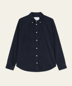 Les Deux Kristian Corduroy Shirt Dark Navy