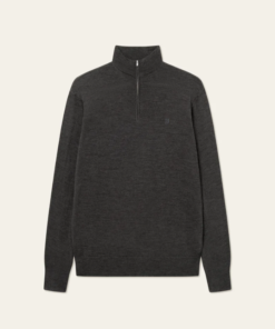 Les Deux Greyson Half Zip Merino Knit