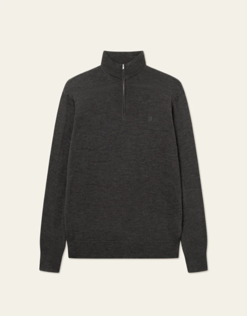 Les Deux Greyson Half Zip Merino Knit