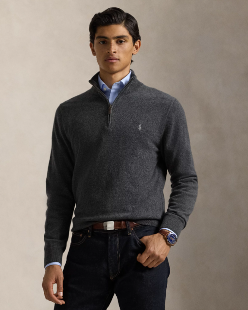 Polo Ralph Lauren Wool Quarter-Zip Jumper