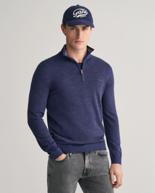 Gant  Extrafine merino wool Half zip