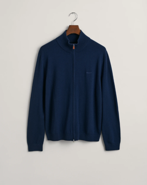 Gant Extrafine merino wool Zip CA